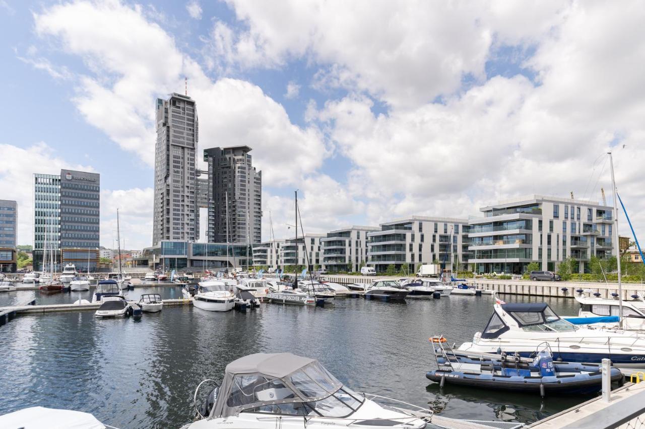 Yacht Park With Sea View By Lion Apartments Gdynia Exterior foto